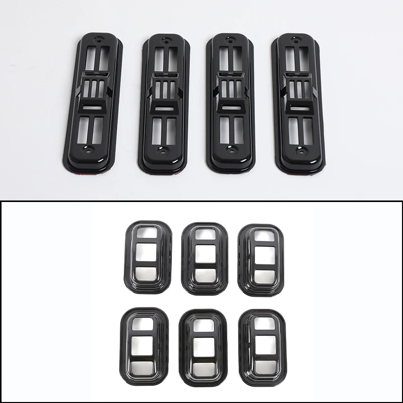 غطاء شبكي واقي لإضاءة السقف الأمامي والخلفي ABS، غطاء شبكي واقٍ لإشارة الانعطاف الجانبية لملحقات هامر H2 2003-2009 #2