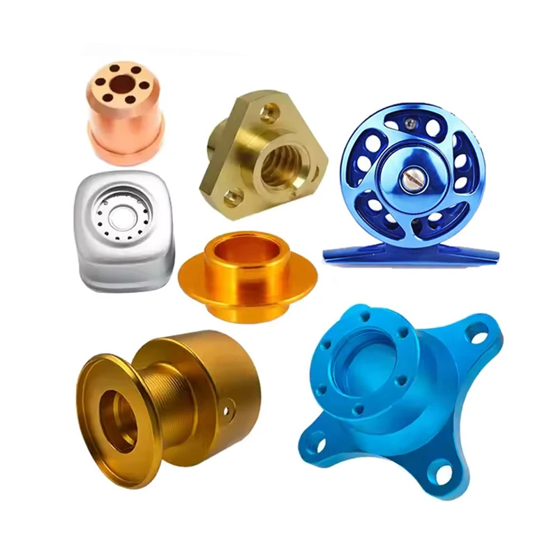 Factory Precision Custom CNC Machining Stainless Steel Aluminum Copper Titanium Parts Provide Anodized Surface Treatment