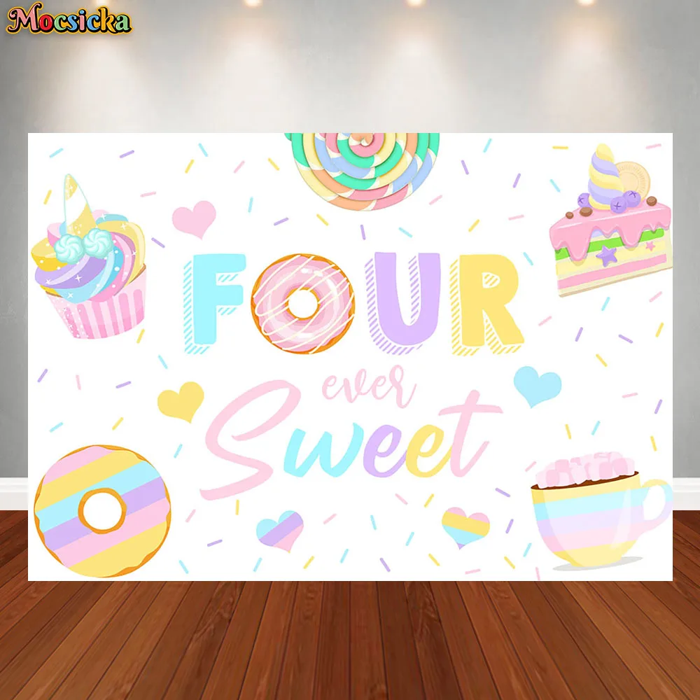 

Mocsicka Girls Donut Sweet One 1st Birthday Party Banner Decor Donut Grow Up Baby Shower Party Banner Supplies Banner Poster