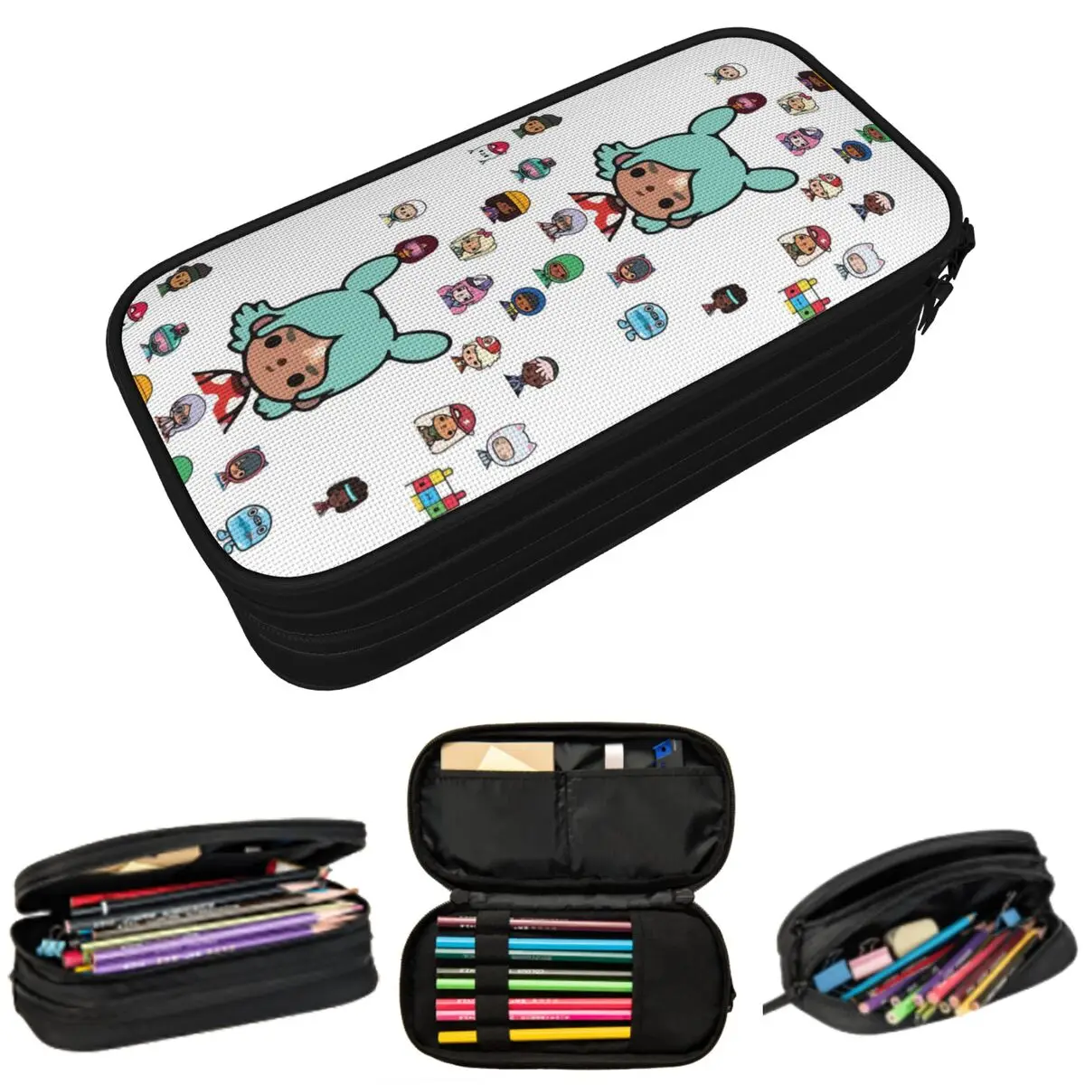 

Toca BOCA World пеналы большой емкости сумки для ручек пенал для мальчиков и девочек студентов канцелярские принадлежности школьный офис