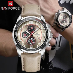 NAVIFORCE Top Brand Luxury Men Quartz Watch For Men Multifunction Sport Wristwatch Waterproof Man Quartz Clock Relogio Masculino