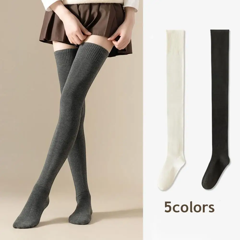 Носки до колена, чулочно-носочные изделия, длинные носки, чулки микродавления, осенне-зимние утепленные толстые чулки выше колена