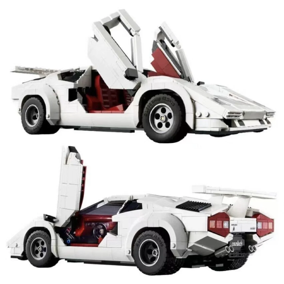 2024 nowy 10337 Countach 5000 QV klocki 1506 szt. Super Model samochodu wyścigowego klocki kolekcja klasyczna samochodzik zabawka na prezent dla dzieci