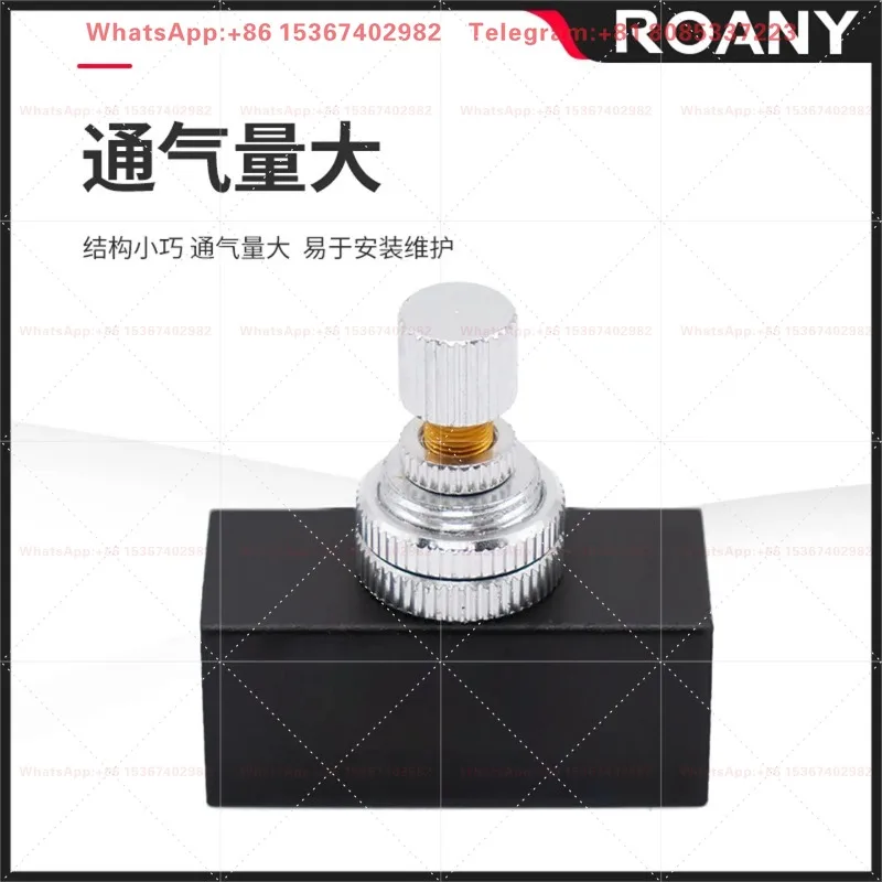 Pneumatic gas one-way throttle valve flow control valve/speed regulating valve RE-01 RE-02 RE-03 RE-04
