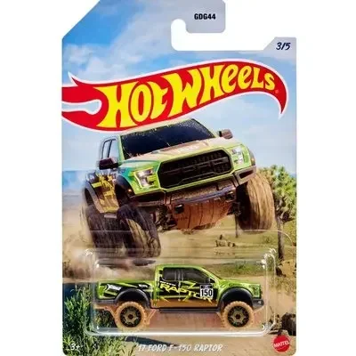 Genuine Hot Wheels Car Off Road Desert Diecast 1:64 Voiture Rally Racing Ford F-150 Raptor Land Rover Children Toys for Boy Kid