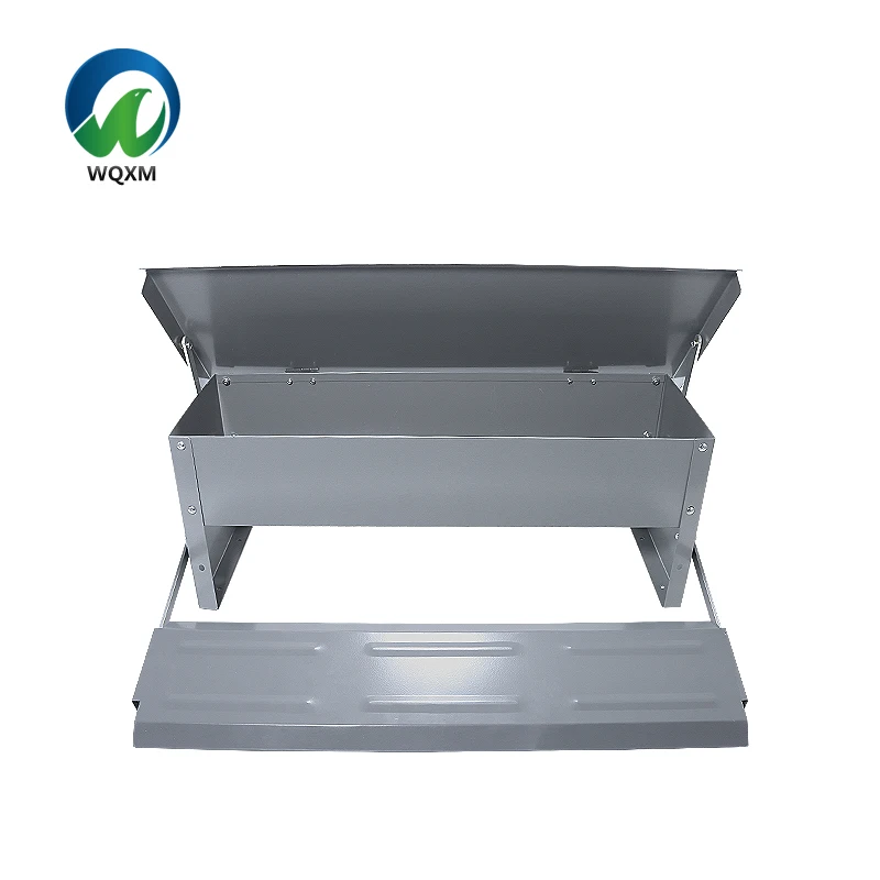 

Coofull Outdoor Automatic 5kg Poultry Feeder With Foot Pedal Chicken Trough for Convenient Animal Husbandry Equipment