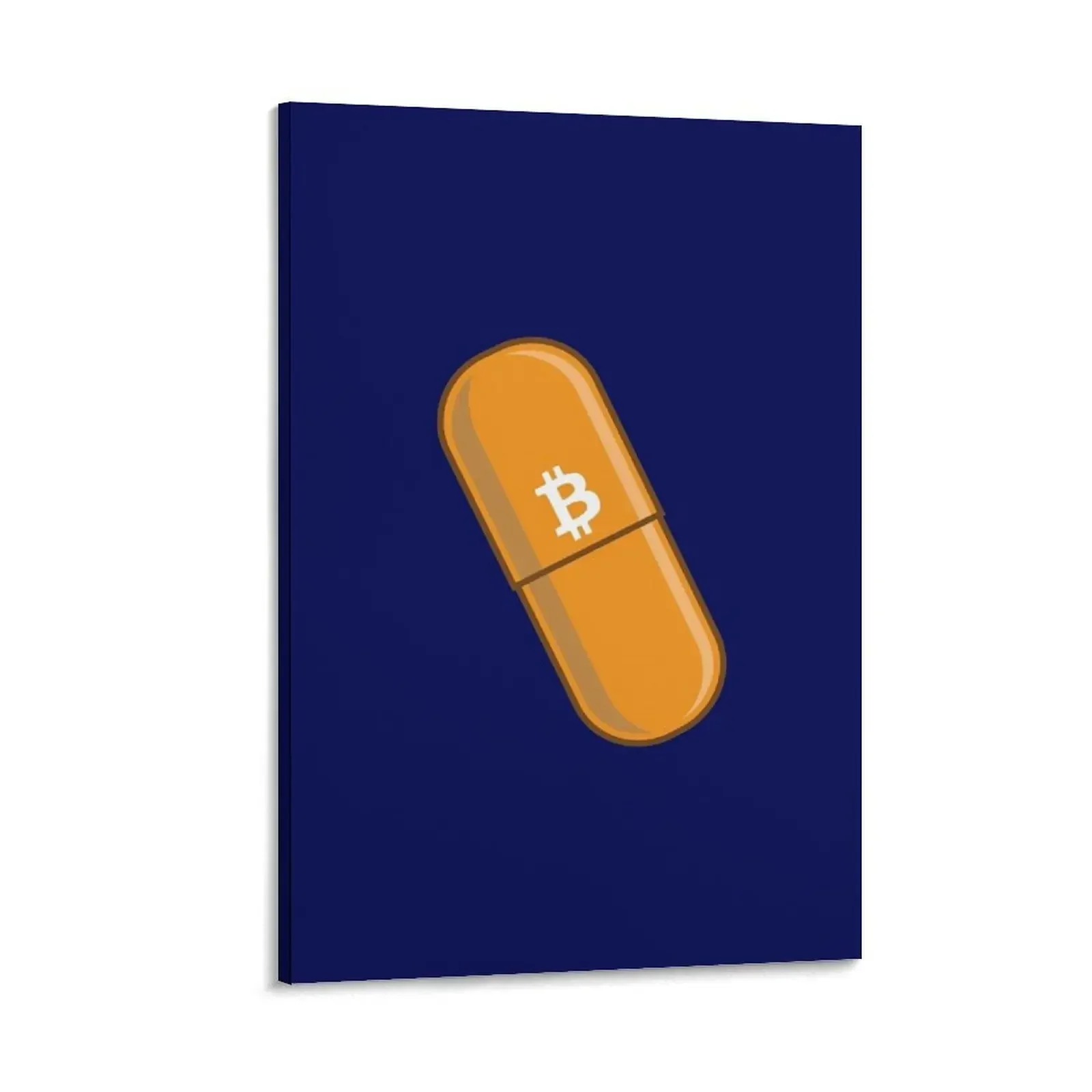 

Bitcoin - the orange pill Canvas Painting accessories for home decor posters for wall stickers & posters