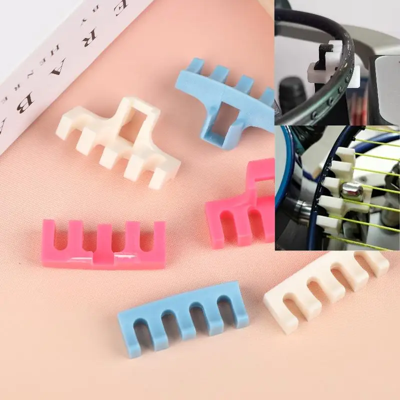 

2 Pcs Badminton Stringing Racquet Load Spreader Badminton Racket Load Adapter Protector Multicolor Stringing Machine Tool