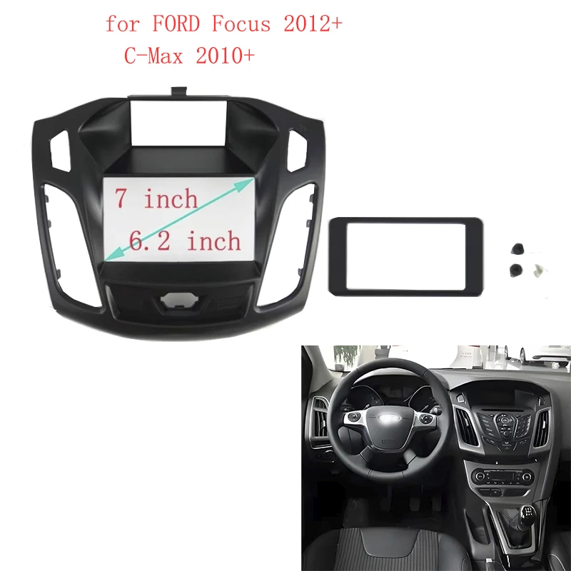 

Car radio Android Stereo GPS MP5 Player Panel frame for Ford Focus 2012+, C-Max 2010+ Radio Android Stereo GPS frame Fascia