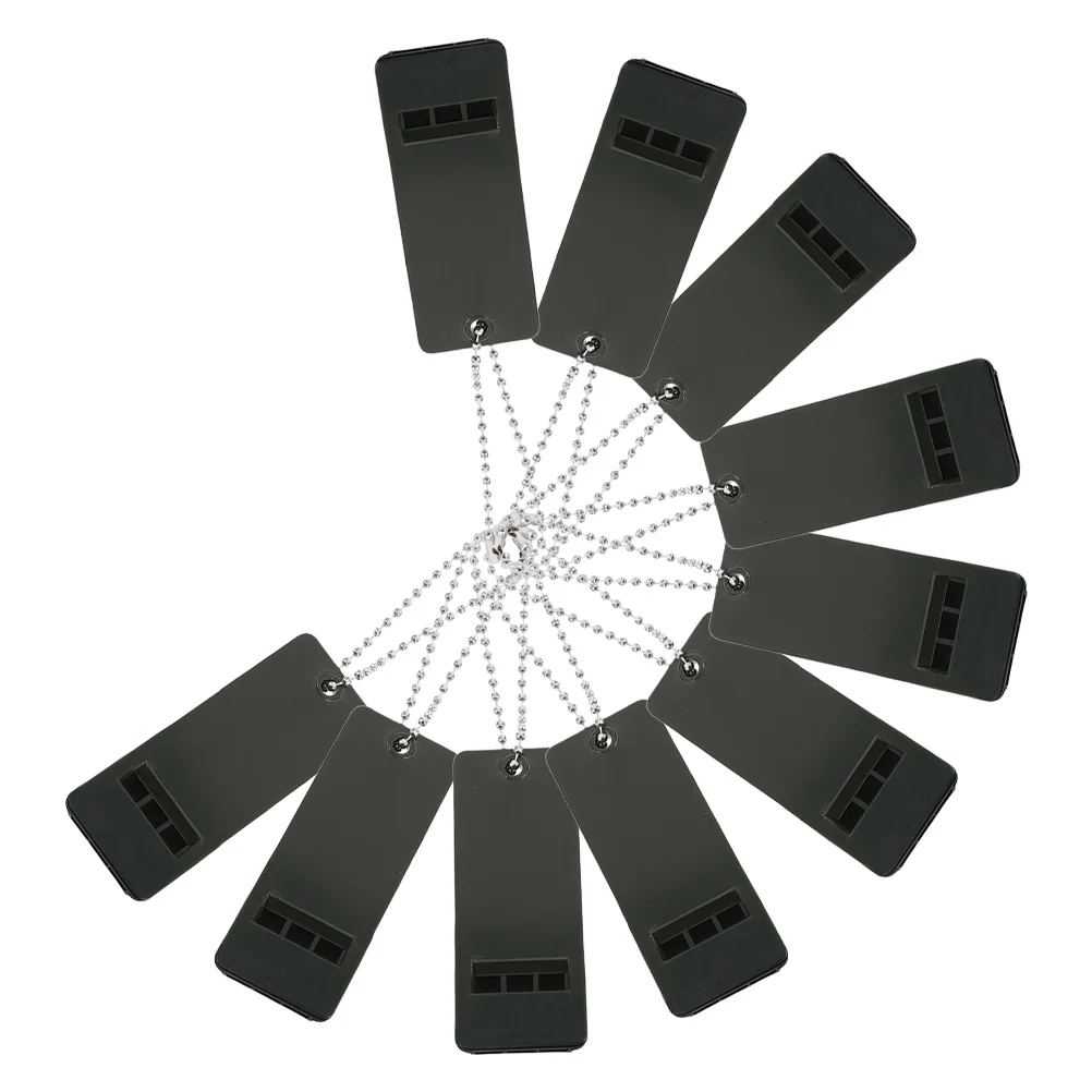 10 قطعة صفارات الطوارئ بصوت عال عالية النبرة الصوت استغاثة إشارة أداة للمشي التخييم الظهر الظهر صافرة #6