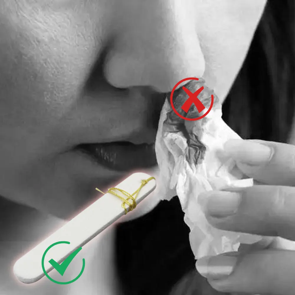 10Pcs Sterile Disposable Nasal Dressing Medical Hemostatic PVA Sponge Nose Bleeding Nasal Packing Haemostasis Plug Accessories