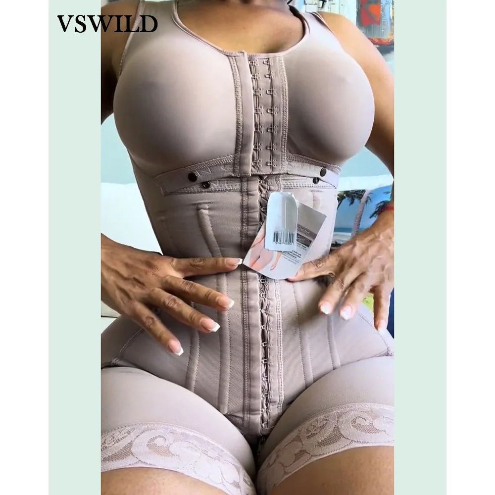 Full Body Shaper Fajas Colombians Girdle Hourglass Bodysuits Tummy Control Modeling Strap Postpartum Reducers Shapewear Push Up