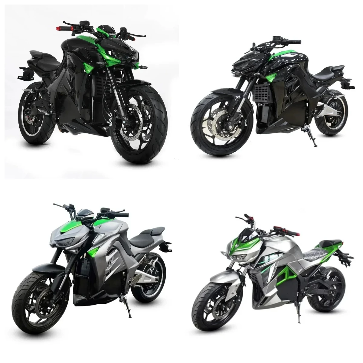 120km Range 3KW 3500W Motor 96V Electric Motorcycle Frame