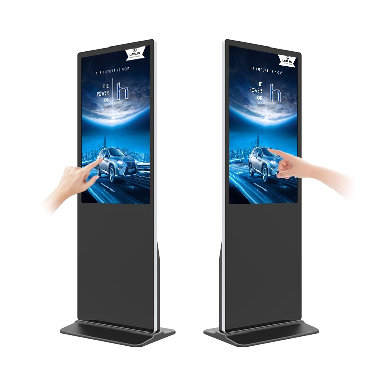 HUSHIDA Vertical Lcd Multi Touch Screen Advertising Display Digital Kiosk