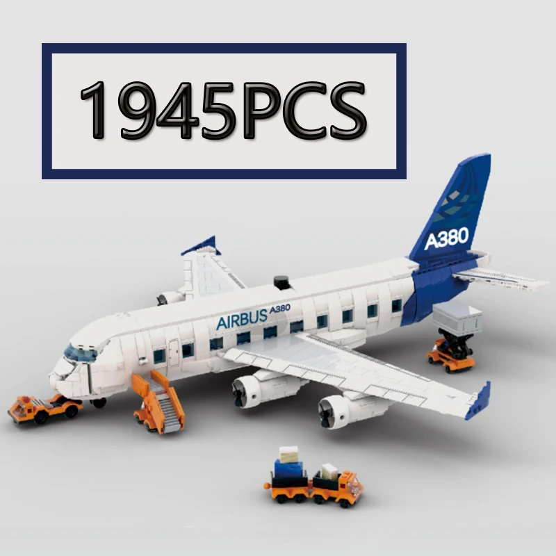 

MOC Simulation Creative Aircraft A380 Boeing 787 Dream Aircraft Model Building Block DIY Children's Puzzle Toy Birthday Gift