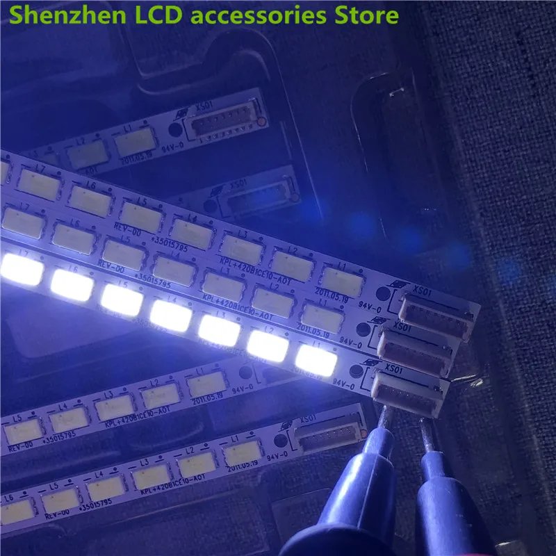 2 Cái/bộ Cho Konka LED42C3200N Đèn Thanh 35015795 Kpl + 420B1CE10-A0T 37018476-A 1 Cái = 66LED 478 Mm