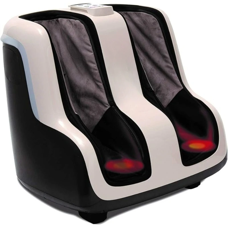 Reflex SOL Foot & Calf Massager w/ Heat - Plantar Fasciitis Relief + Circulation + Shiatsu Deep Kneading