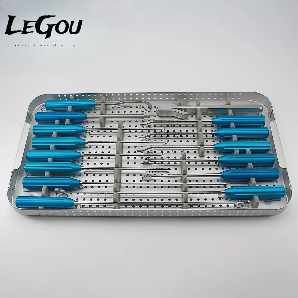 

Набор инструментов LeGou Professional Premium для восстановления крестообразных связок (ACL/PCL) коленного сустава: ручной источник энергии, спортивные и хирургические инструменты