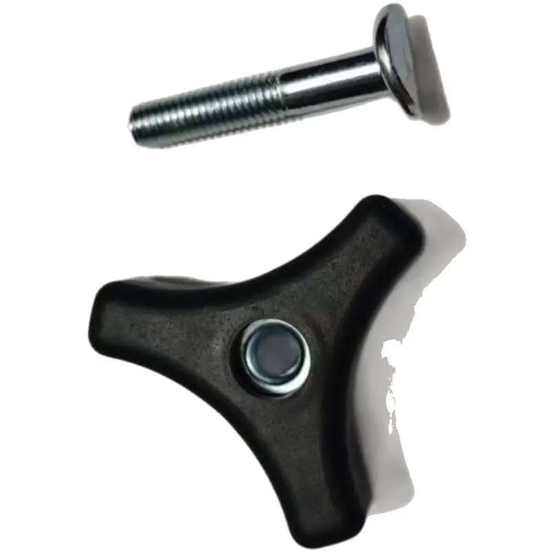 ABMR-Universal Lawn Mowers Handle Wing Nuts Bolts Fixing Screw Kit Triangle Knob Handles Replacement Power Tool Parts