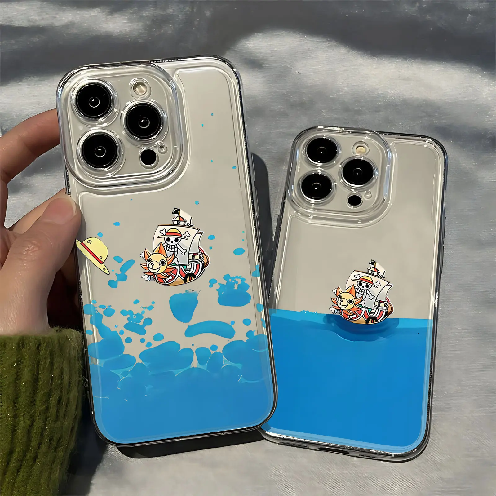 Sailing Ship Pieces Ones Clear Case For Samsung A73 A72 A55 A52 A51 A50 A34 A35 A33 A32 A31 A30 A24 A23 A22 A13 A12 A05 5G Cover