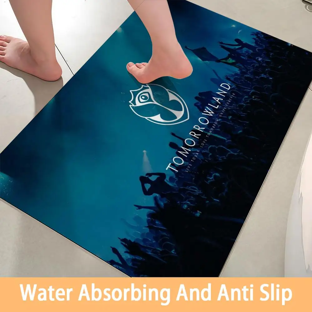 

Floor Mat Soft Diatom Bathroom Absorbent Floor Mat, Toilet Of The Bathroom, Household Floor Mat,TOMORROWLAND Music Festival