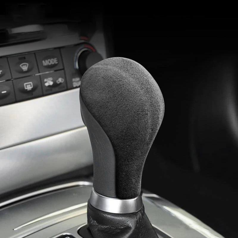 

Suede Gear Lever Shift Knob Cover Stick Head Trim For Infiniti EX FX G QX80 QX50 QX70 Q60 Q60S Car Accessories Auto