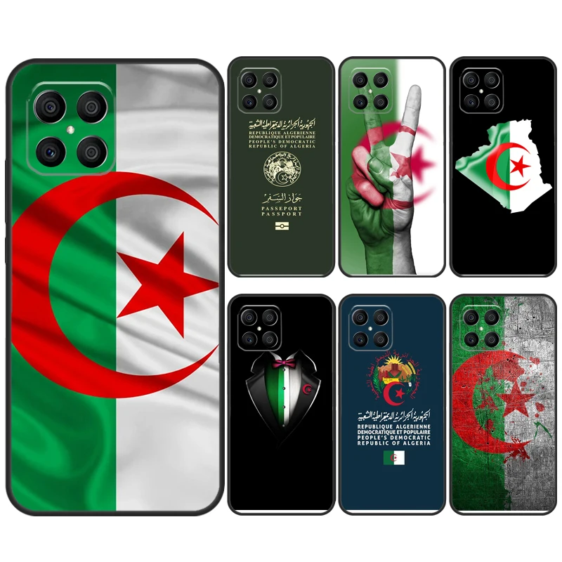 Algeria Flag Algerian Case For Honor X9b X8b X8a X9a X6a X7a X6 X7 X8 X9 Honor 90 Lite 70 50 Magic 5 6 Pro Cover