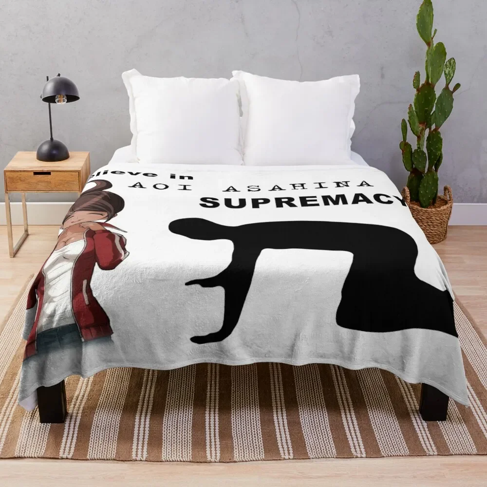 

I believe in Aoi Asahina supremacy Throw Blanket Soft Comfort Blanket for Reading Watching TV