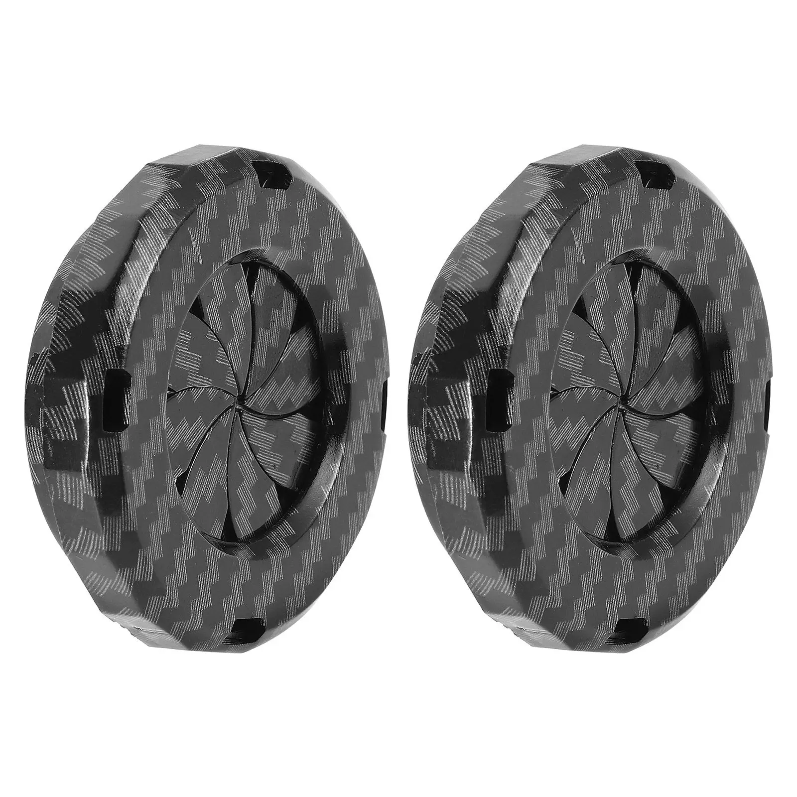 2Pcs Car Ignition Protection Cover Carbon Fiber Push Start Button Cover Decorative Ring Engine Start Stop Button Protector