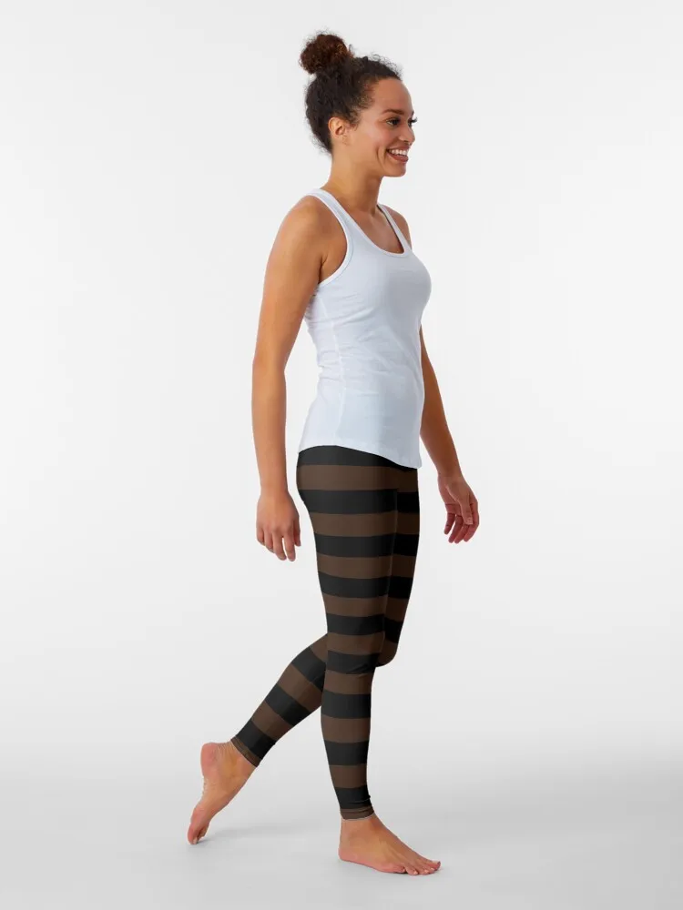 Steampunk Stripes Leggings Women's pants Women's gym active wear Women's fitness Womens Leggings