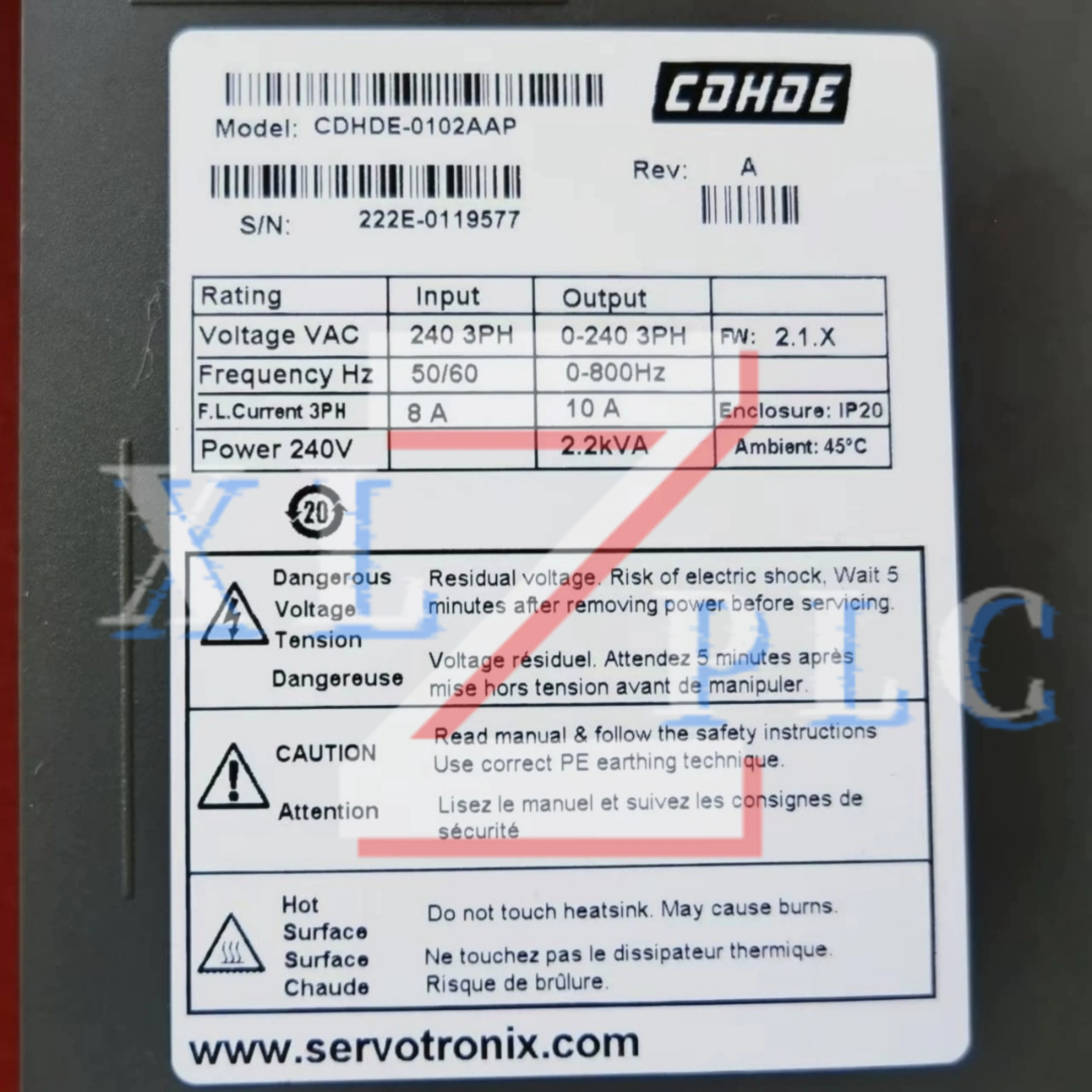 ไดร์เวอร์เซอร์โวใหม่ในกล่อง CDHD-4D52APB0-ST CDHDE-0102AAP CDHDE-4D52AAP CDHDE-4D52AAP1 CDHDE-4D52AEB CDHDS-4D52AAP1