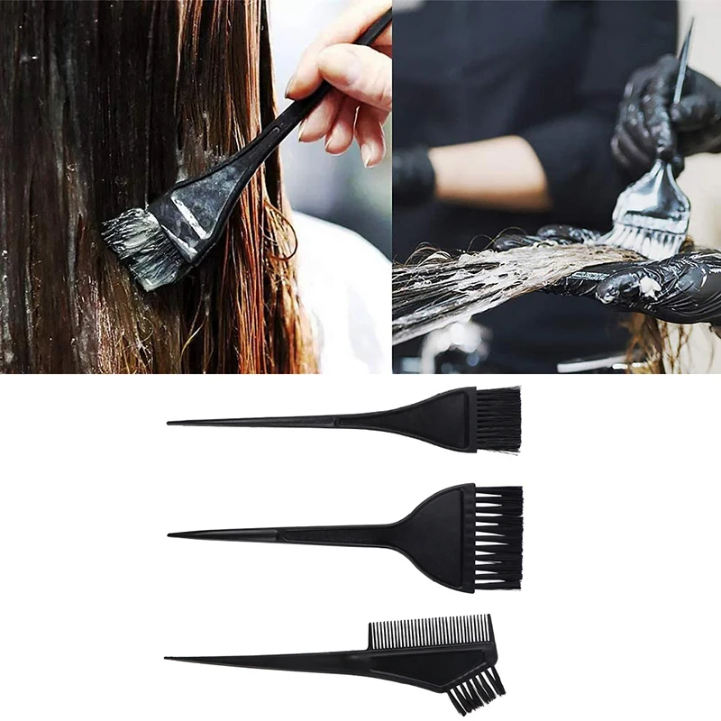 1/6pcs Dye Hair Brush Salon Non-slip Color Cream Brush Hair Coloring Brush Hair Dye Applicator Dust Brush Styling Accessorie-B2