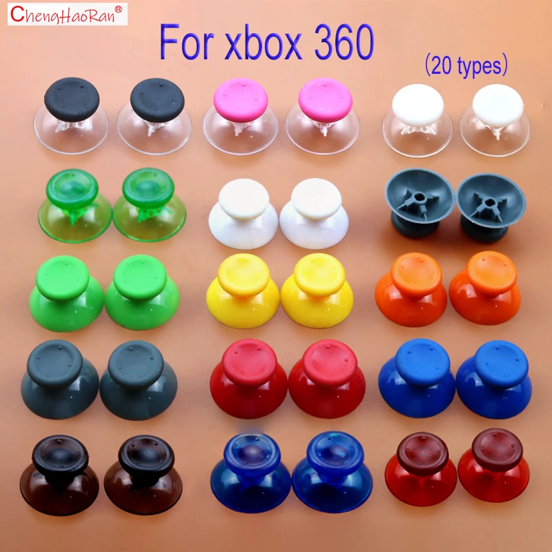 

2PC Multi Color Transparent Solid Color High-quality Mushroom Head Cap For XBOX360 Joystick Cap Handle Anti Slip Protective Cap