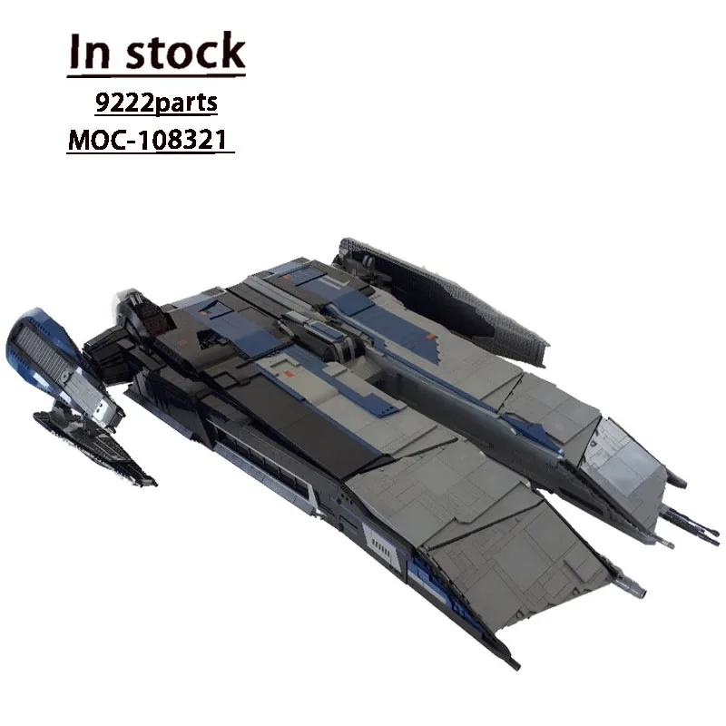 MOC-108321 نموذج مكعبات بناء سفينة الفضاء الخارجي الكلاسيكي الجديد 9222 قطعة - هدية عيد ميلاد وكريسماس للأولاد والأطفال #1