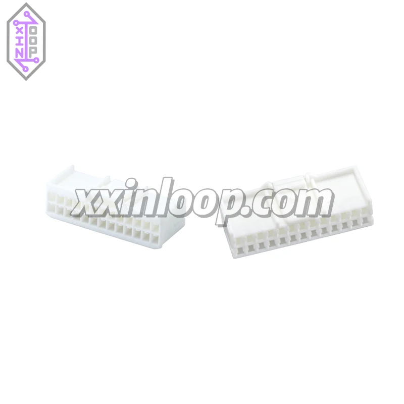 

936098-1 26Pin MultiLock Rectangular Connector Plug Housing 2 Row White Crimp Female Socket Shell Inline Cable HarnessConnector