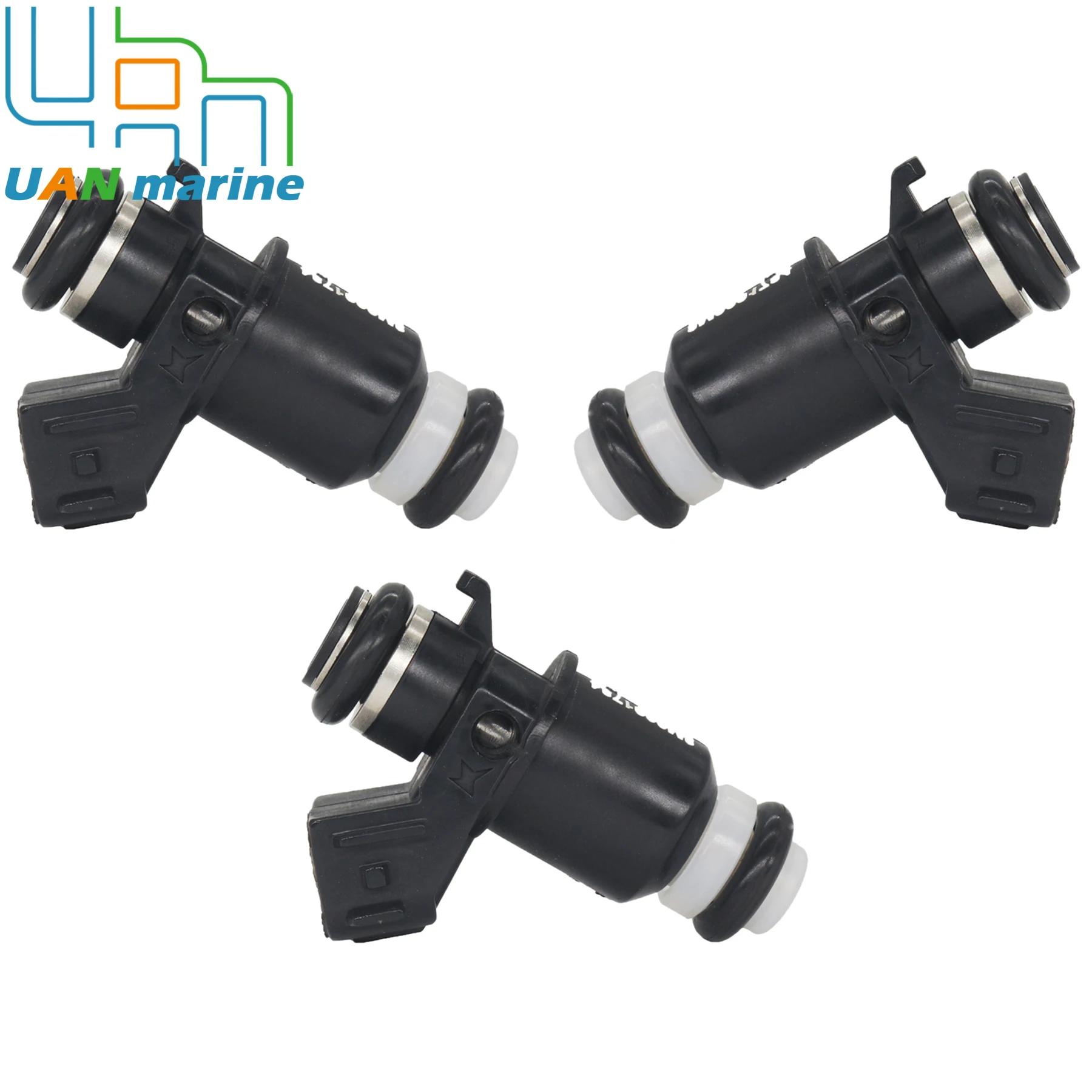 3 Pcs 8M0091784 Fuel Injector Nozzle Unit Fits for Mercury 25HP 30HP EFI JET Outboard Engine Parts Replace 898101T74