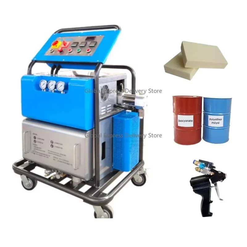

Two Component Pneumatic PU Polyurethane Foam Spray Equipment Hot Sale Construction Application Tools