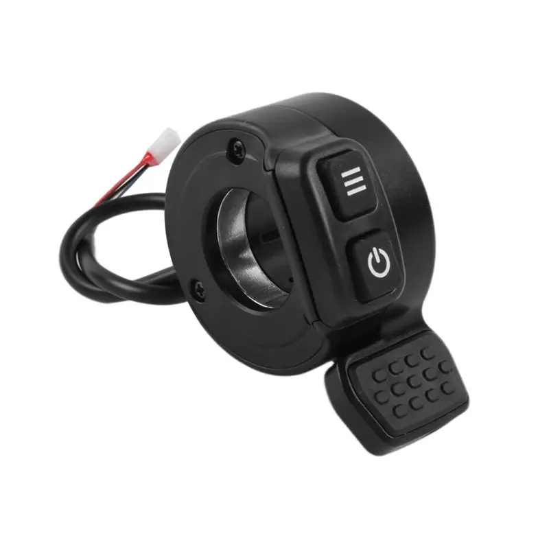A89E-Electric Scooter Throttle Finger Throttle With Power Switch Speed Control Throttle Throttle Accelerator