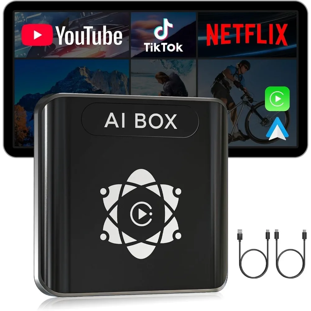 Upgraded Car Connectivity with Wired and Wireless CarPlay, Android Auto, 4G LTE, GPS, and Multi-Functionality