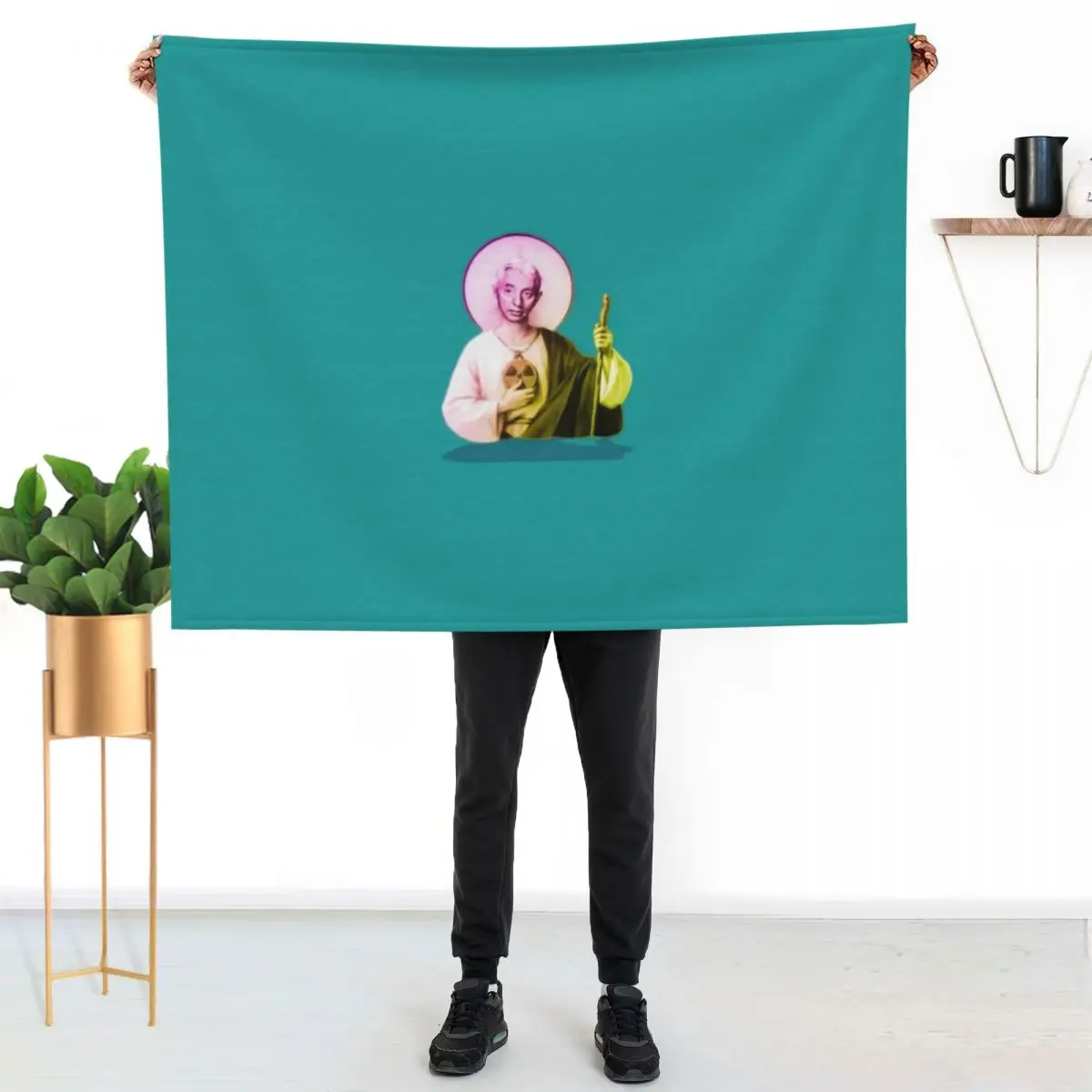 Hyman G. Rickover, Patron saint of RadCon Throw Blanket Thermal Decorative Sofas Luxury St Kid'S Plush sofa bed Blankets