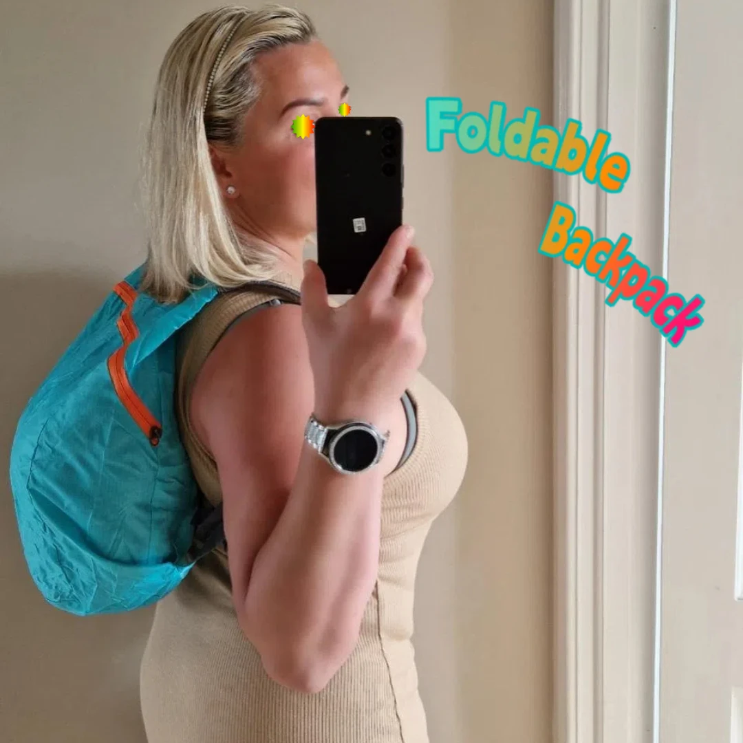 

Compact Foldable Backpack – Lightweight, Waterproof Daypack for Travel, Hiking & Sports