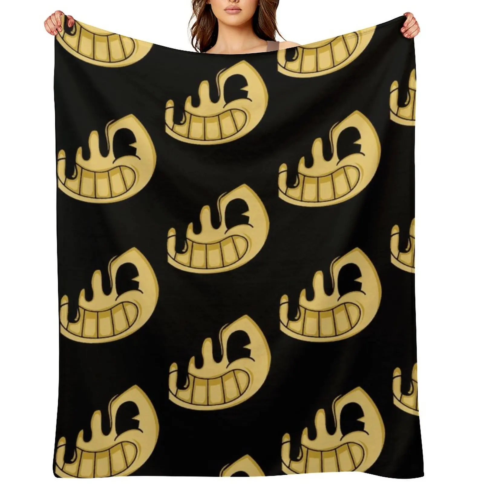 

ink fun game Throw Blanket Multi-Purpose For Decorative Sofa Thermal Hairys Blankets