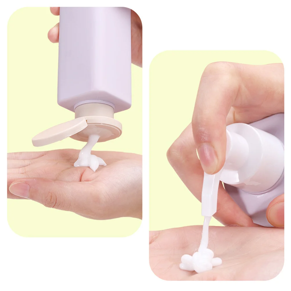 3Pcs 250ml Refillable Squeeze Bottles Travel Shampoo Conditioner Dispenser Durable Pe Nylon Material Easy to Use Stylish Design