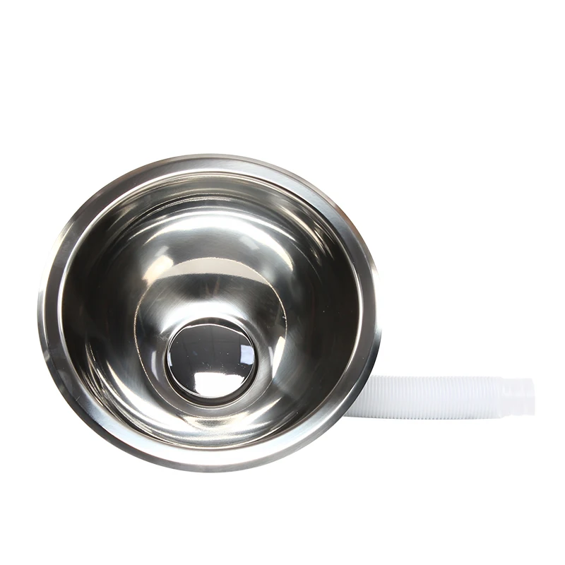 

RV Sink Stainless Steel Round Sink with Hose for RV RV Camper Kitchen Accessories