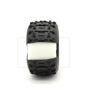 Pneu de roda de borracha antiderrapante, resistente ao desgaste, peças de atualização de pneu de veículo off-road para smax 1625 1635 wltoys 144001 124018 HBX16889 12 principais vendas pneus de borracha pra miniaturas - №11