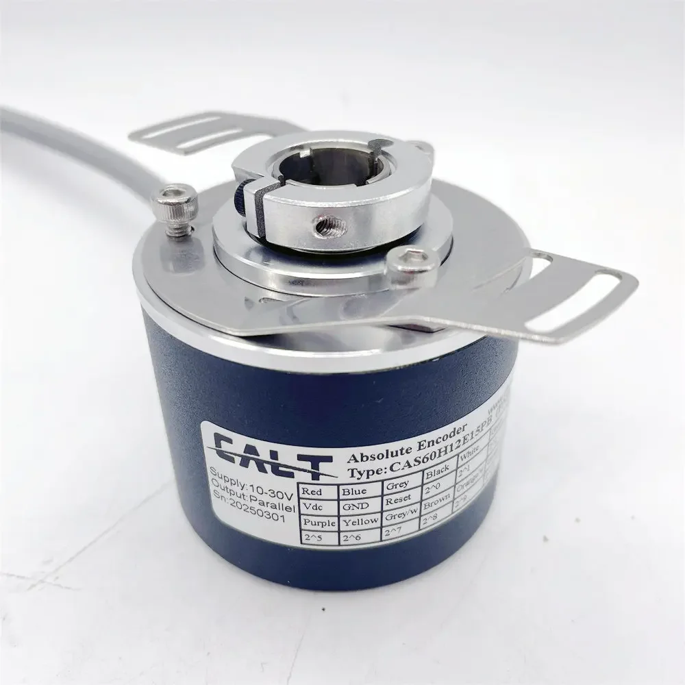 NEW Precision Single Turn Absolute Encoder CAS60H12E15PB Parallel PNP Output 12-bits