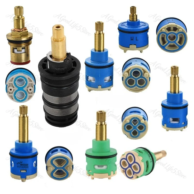 Suitable for Ceramic Constant Temperature Showerhead Valve Core Conversion Switch with Raised Copper Rod Showerhead