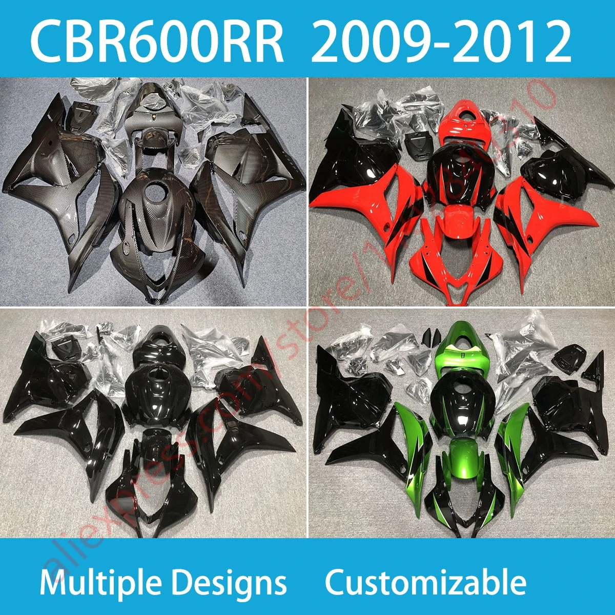 

For Honda CBR600RR 2009 2010 2011 2012 Sportbike Fairing Set CBR 600RR 09 10 11 12 High-Quality Motorcycle Fairings Kit