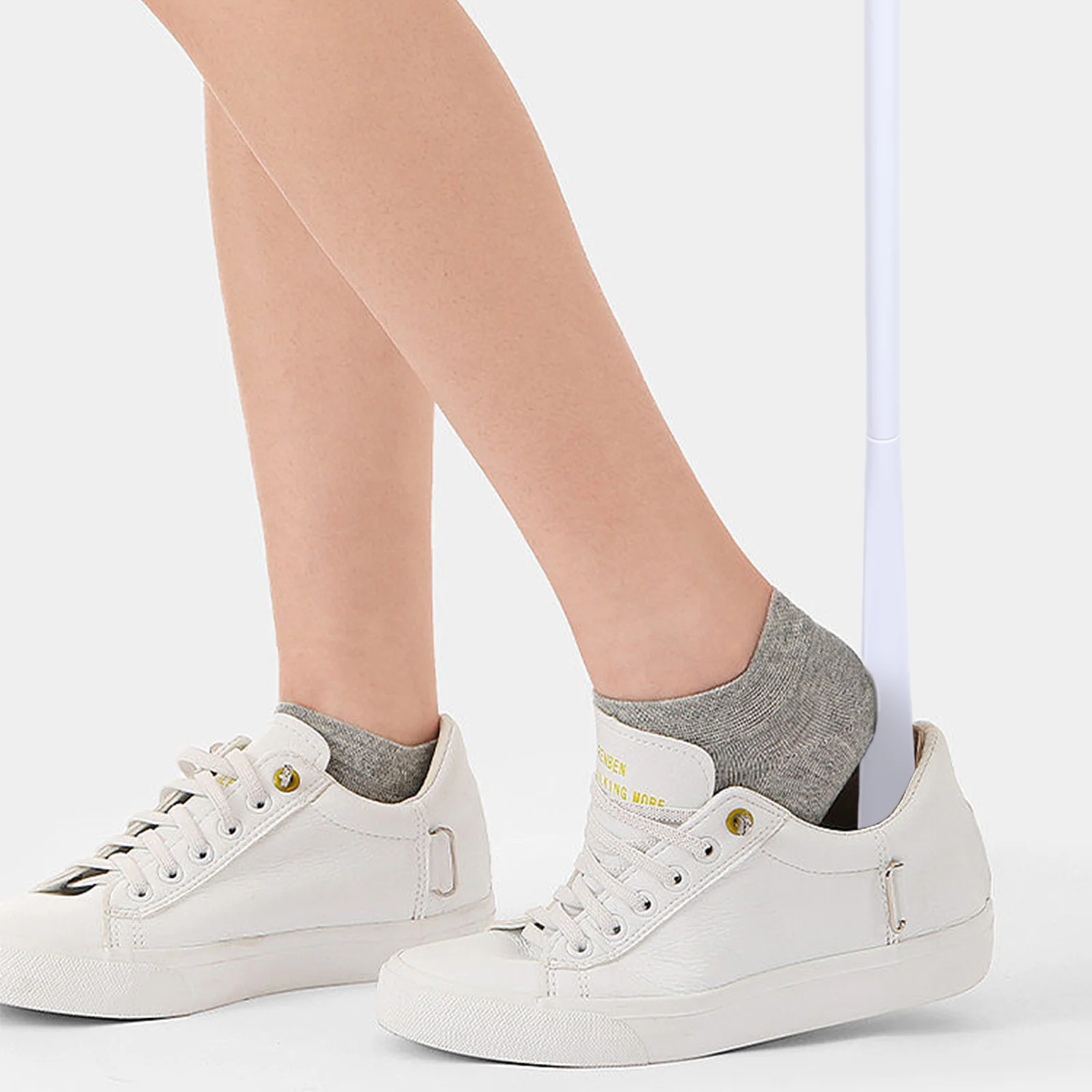 

Съемный шпилька-лопатка для обуви 2-в-1, прочный штопор для обуви из АБС-пластика, помощник для надевания обуви для пожилых, людей с ограниченными возможностями и беременных