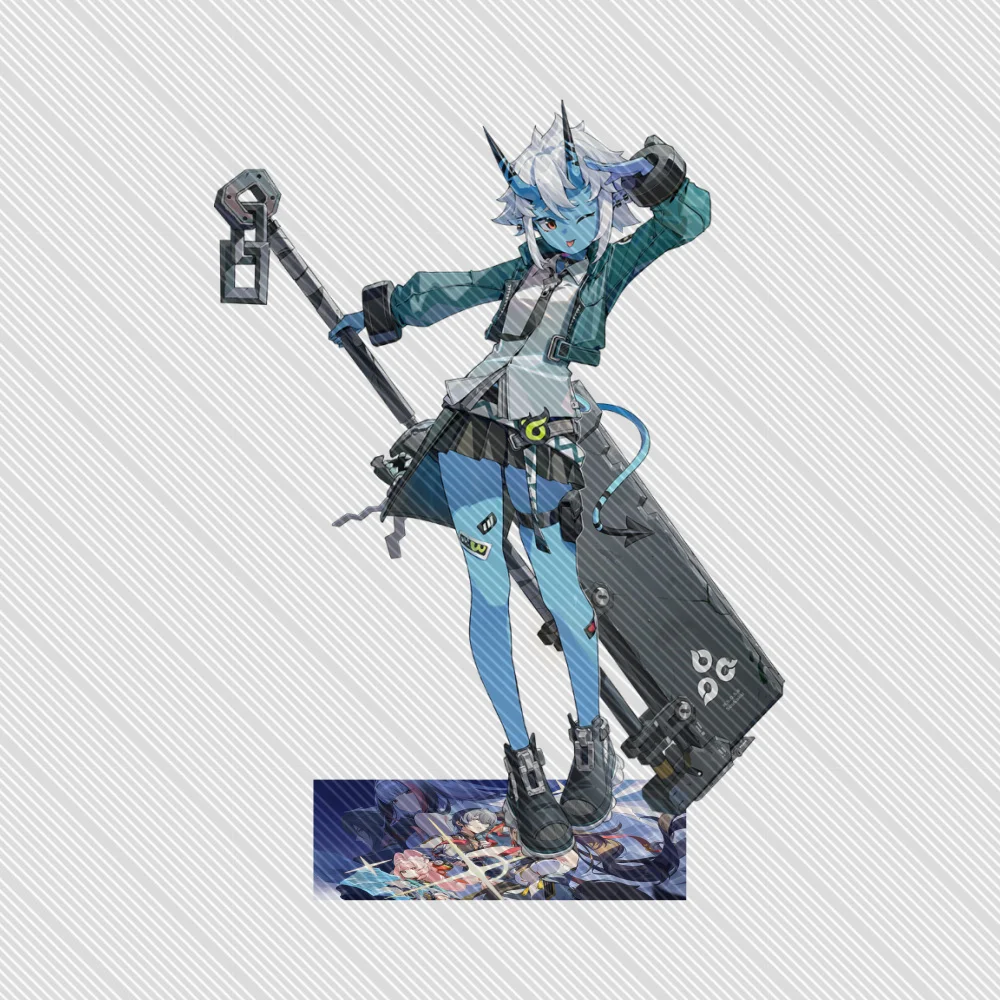 15CM Anime Zenless Zone Zero Acrylic Keychain Stand Model Ornament Accessories Goods Christmas Gifts